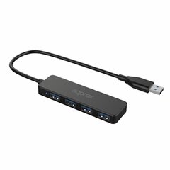 USB-разветвитель approx! APPC49, 4 порта цена и информация | Адаптер Aten Video Splitter 2 port 450MHz | kaup24.ee