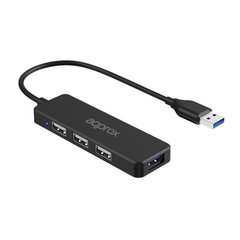 USB-jaotur approx! APPC47 4 Porti hind ja info | USB jagajad, adapterid | kaup24.ee