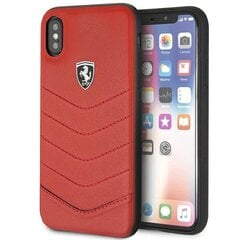 Жесткий чехол Ferrari FEHQUHCPXRE iPhone X|Xs черный|красный цена и информация | Чехлы для телефонов | kaup24.ee