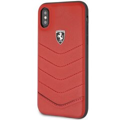 Жесткий чехол Ferrari FEHQUHCPXRE iPhone X|Xs черный|красный цена и информация | Чехлы для телефонов | kaup24.ee