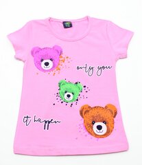 Lühikeste varrukatega T-särgid tüdrukutele hind ja info | Tüdrukute särgid | kaup24.ee