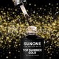 Geellakk pealisgeel Sunone Top Shimmer Gold, 5 g цена и информация | Küünelakid, küünetugevdajad | kaup24.ee