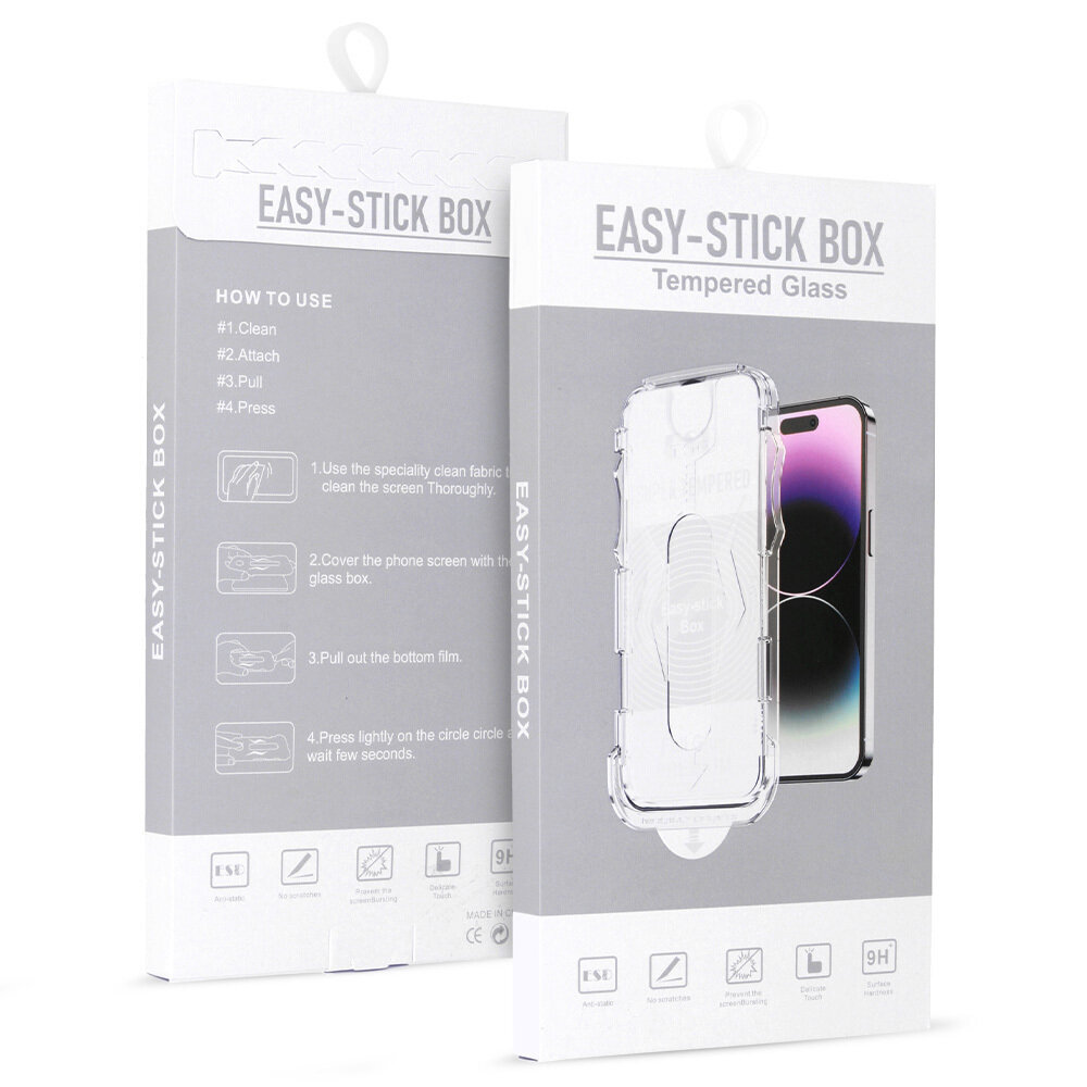 Kaitseklaas Easy Stick Box - iPhone 11 hind ja info | Ekraani kaitsekiled | kaup24.ee