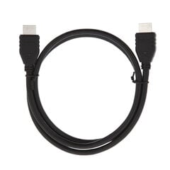 Kaabel - HDMI-HDMI- 1 meeter must hind ja info | Kaablid ja juhtmed | kaup24.ee