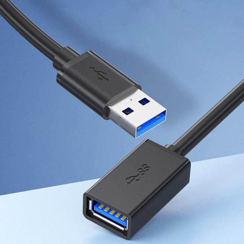 Pikenduskaabel - USB-USB 3.0 - 2 meetrit must hind ja info | USB jagajad, adapterid | kaup24.ee