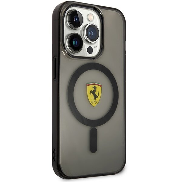 Ferrari FEHMP14LURKK iPhone 14 Pro 6,1" czarny|black hardcase Translucent Magsafe цена и информация | Telefoni kaaned, ümbrised | kaup24.ee