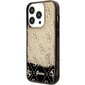 Guess GUHCP14LLC4PSGK iPhone 14 Pro 6.1" czarny|black hardcase Liquid Glitter 4G Transculent цена и информация | Telefoni kaaned, ümbrised | kaup24.ee