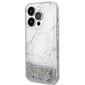 Guess GUHCP14LLCSGSGH iPhone 14 Pro 6.1" biały|white hardcase Liquid Glitter Marble цена и информация | Telefoni kaaned, ümbrised | kaup24.ee
