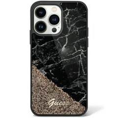 Guess GUHCP14LLCSGSGK iPhone 14 Pro 6.1" czarny|black hardcase Liquid Glitter Marble цена и информация | Чехлы для телефонов | kaup24.ee