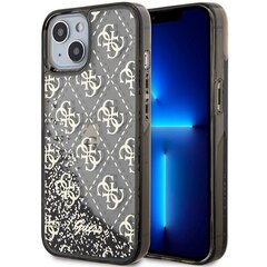 Guess GUHCP14SLC4PSGK iPhone 14 6.1" czarny|black hardcase Liquid Glitter 4G Transculent цена и информация | Чехлы для телефонов | kaup24.ee