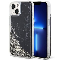 Чехол Guess GUHCP14SLCSGSGK для iPhone 14 6.1" hardcase Liquid Glitter Marble, черный цена и информация | Чехлы для телефонов | kaup24.ee