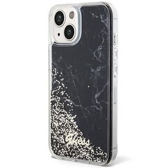 Guess GUHCP14SLCSGSGK iPhone 14 6.1" czarny|black hardcase Liquid Glitter Marble hind ja info | Telefoni kaaned, ümbrised | kaup24.ee