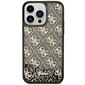 Guess GUHCP14XLC4PSGK iPhone 14 Pro Max 6.7" czarny|black hardcase Liquid Glitter 4G Transculent цена и информация | Telefoni kaaned, ümbrised | kaup24.ee