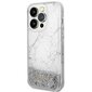 Guess GUHCP14XLCSGSGH iPhone 14 Pro Max 6.7" biały|white hardcase Liquid Glitter Marble hind ja info | Telefoni kaaned, ümbrised | kaup24.ee