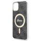 Guess GUHMN61H4STK iPhone 11 6.1" czarny|black hardcase 4G MagSafe hind ja info | Telefoni kaaned, ümbrised | kaup24.ee