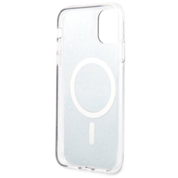 Guess GUHMN61H4STK iPhone 11 6.1" czarny|black hardcase 4G MagSafe цена и информация | Telefoni kaaned, ümbrised | kaup24.ee