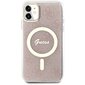 Guess GUHMN61H4STP iPhone 11 6.1" różowy|pink hardcase 4G MagSafe цена и информация | Telefoni kaaned, ümbrised | kaup24.ee