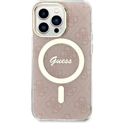 Чехол Guess GUHMP13LH4STP для iPhone 13 Pro | 13 6.1" hardcase 4G MagSafe, розовый цена и информация | Чехлы для телефонов | kaup24.ee
