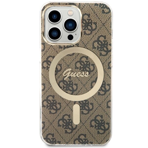 Guess GUHMP13LH4STW iPhone 13 Pro | 13 6.1" brązowy|brown hardcase 4G MagSafe hind ja info | Telefoni kaaned, ümbrised | kaup24.ee