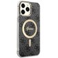 Guess GUHMP13XH4STK iPhone 13 Pro Max 6.7" czarny|black hardcase 4G MagSafe цена и информация | Telefoni kaaned, ümbrised | kaup24.ee