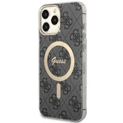 Чехол Guess GUHMP13XH4STK для iPhone 13 Pro Max 6.7" hardcase 4G MagSafe, черный цена и информация | Чехлы для телефонов | kaup24.ee