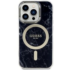 Guess GUHMP14LPCUMAK iPhone 14 Pro 6.1" czarny|black hardcase Marble MagSafe hind ja info | Telefoni kaaned, ümbrised | kaup24.ee