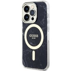 Guess GUHMP14LPCUMAK iPhone 14 Pro 6.1" czarny|black hardcase Marble MagSafe hind ja info | Telefoni kaaned, ümbrised | kaup24.ee