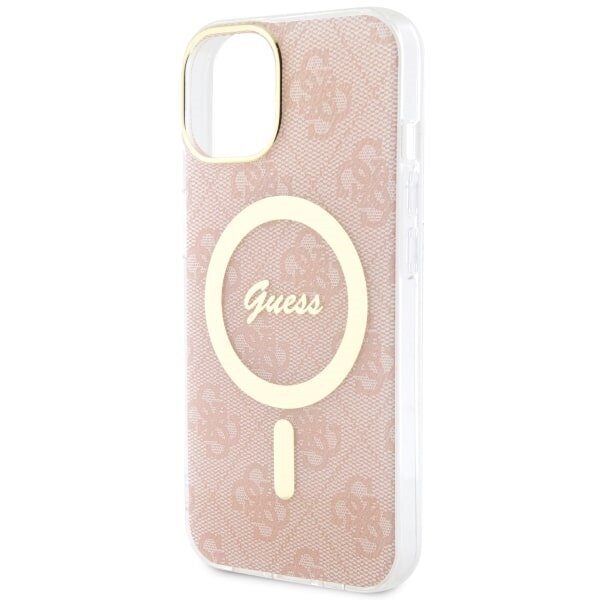 Guess GUHMP14MH4STP iPhone 14 Plus 6.7" różowy|pink hardcase 4G MagSafe цена и информация | Telefoni kaaned, ümbrised | kaup24.ee