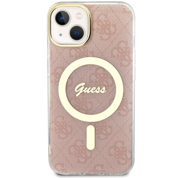 Guess GUHMP14MH4STP iPhone 14 Plus 6.7" różowy|pink hardcase 4G MagSafe цена и информация | Telefoni kaaned, ümbrised | kaup24.ee