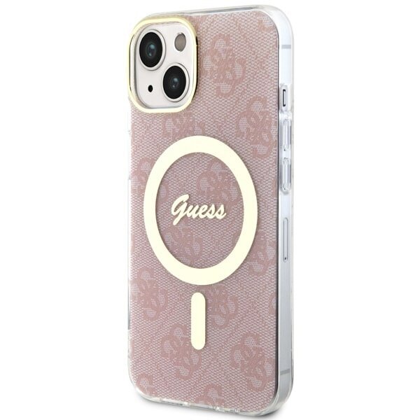 Guess GUHMP14MH4STP iPhone 14 Plus 6.7" różowy|pink hardcase 4G MagSafe цена и информация | Telefoni kaaned, ümbrised | kaup24.ee