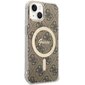 Guess GUHMP14MH4STW iPhone 14 Plus 6.7" brązowy|brown hardcase 4G MagSafe hind ja info | Telefoni kaaned, ümbrised | kaup24.ee