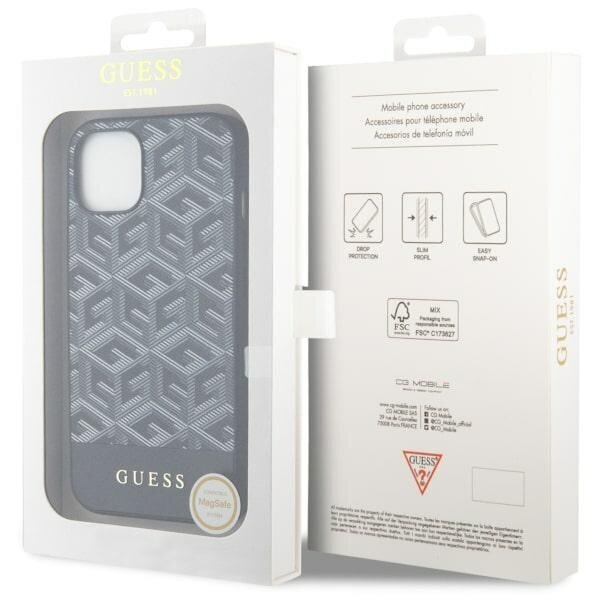 Guess GUHMP14MHGCFSEK iPhone 14 Plus 6.7" czarny|black hardcase GCube Stripes MagSafe цена и информация | Telefoni kaaned, ümbrised | kaup24.ee