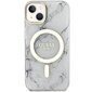 Guess GUHMP14MPCUMAH iPhone 14 Plus 6.7" biały|white hardcase Marble MagSafe цена и информация | Telefoni kaaned, ümbrised | kaup24.ee