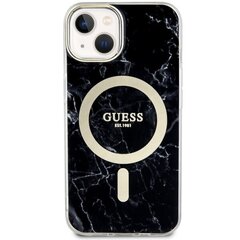 Guess GUHMP14MPCUMAK iPhone 14 Plus 6.7" czarny|black hardcase Marble MagSafe hind ja info | Telefoni kaaned, ümbrised | kaup24.ee