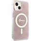 Guess GUHMP14SH4STP iPhone 14 6.1" różowy|pink hardcase 4G MagSafe цена и информация | Telefoni kaaned, ümbrised | kaup24.ee