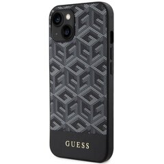 Чехол Guess GUHMP14SHGCFSEK для iPhone 14 6.1" hardcase GCube Stripes MagSafe, черный цена и информация | Чехлы для телефонов | kaup24.ee