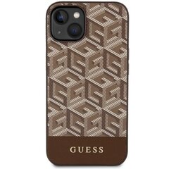 Чехол Guess GUHMP14SHGCFSEW для iPhone 14 6.1" hardcase GCube Stripes MagSafe, коричневый цена и информация | Чехлы для телефонов | kaup24.ee