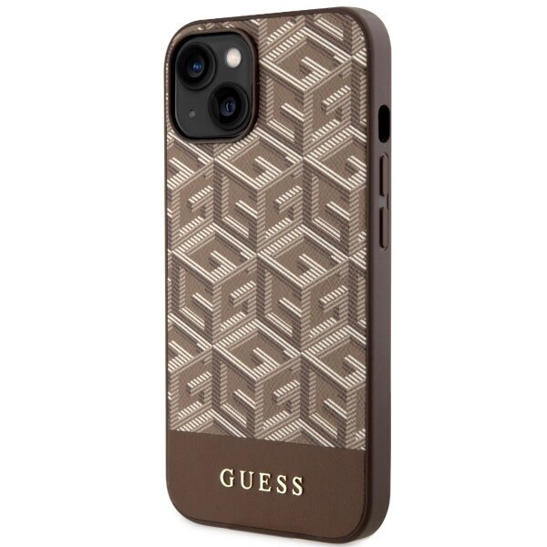 Guess GUHMP14SHGCFSEW iPhone 14 6.1" brązowy|brown hardcase GCube Stripes MagSafe hind ja info | Telefoni kaaned, ümbrised | kaup24.ee