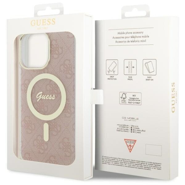 Guess GUHMP14XH4STP iPhone 14 Pro Max 6.7" różowy|pink hardcase 4G MagSafe hind ja info | Telefoni kaaned, ümbrised | kaup24.ee