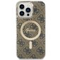 Guess GUHMP14XH4STW iPhone 14 Pro Max 6.7" brązowy|brown hardcase 4G MagSafe hind ja info | Telefoni kaaned, ümbrised | kaup24.ee