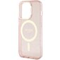 Guess GUHMP14XHCMCGP iPhone 14 Pro Max 6.7" różowy|pink hardcase Glitter Gold MagSafe цена и информация | Telefoni kaaned, ümbrised | kaup24.ee