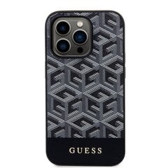 Guess PU G Cube MagSafe Compatible Case for iPhone 14 Pro Max Black hind ja info | Telefoni kaaned, ümbrised | kaup24.ee
