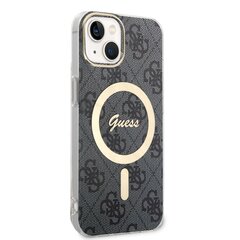 Guess 4G IML MagSafe Compatible Case for iPhone 14 Black hind ja info | Telefoni kaaned, ümbrised | kaup24.ee