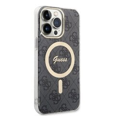 Чехол Guess 4G IML MagSafe Compatible Case для iPhone 14 Pro Max, черный цена и информация | Чехлы для телефонов | kaup24.ee
