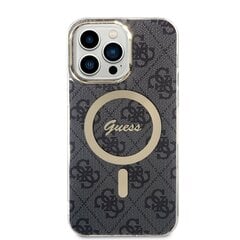 Чехол Guess 4G IML MagSafe Compatible Case для iPhone 14 Pro Max, черный цена и информация | Чехлы для телефонов | kaup24.ee