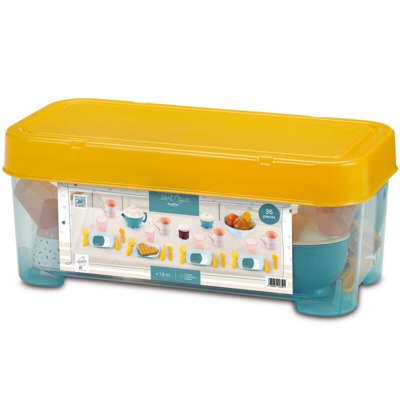 Ecoiffier Vert Azur Laste hommikusgikomplekt 35 eset цена и информация | Tüdrukute mänguasjad | kaup24.ee