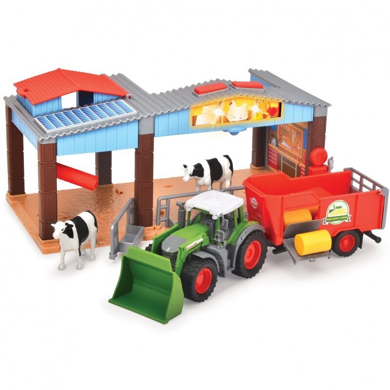DICKIE Farm Station Farm Traktor Farmer Lehm hind ja info | Poiste mänguasjad | kaup24.ee
