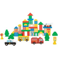 Tooky Toy City Building 50 . цена и информация | Развивающие игрушки и игры | kaup24.ee