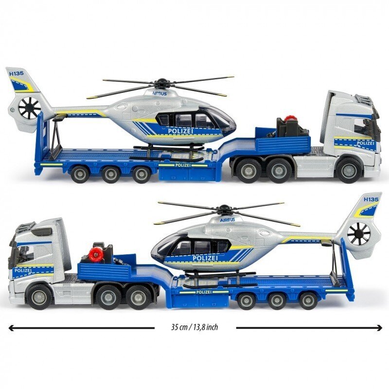 MAJORETTE Grand Volvo Zestaw Policyjny Policja 35cm hind ja info | Poiste mänguasjad | kaup24.ee