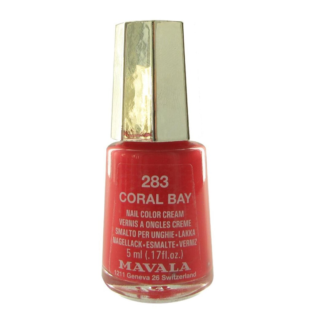 Küünelakk Nail Color Mavala 283-coral bay, 5 ml hind ja info | Küünelakid, küünetugevdajad | kaup24.ee